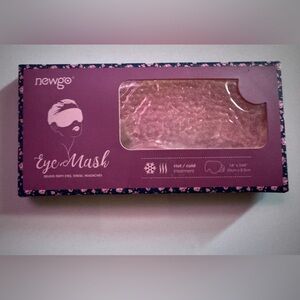 Newgo Hot & Cold Gel Eye Mask | Pink | Relieves Puffy Eyes, Stress & Headaches